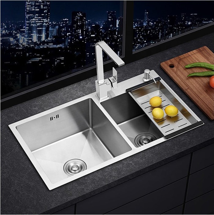 double kitchen sink stainless steel (2)