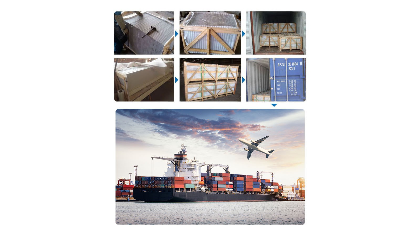 countertop Packing Shipping