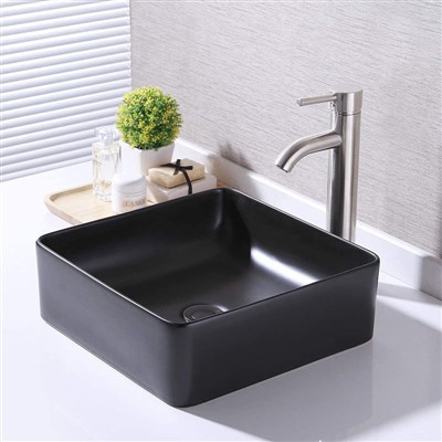 Black Bathroom Vessel Sink